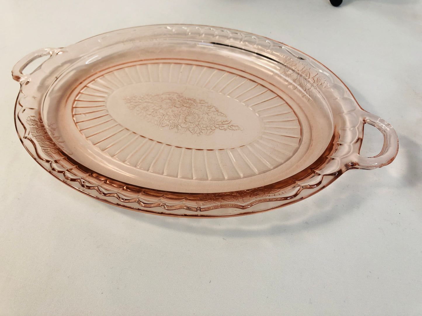 
                  
                    Pink Depression Glass Serving Dishes (18142)
                  
                