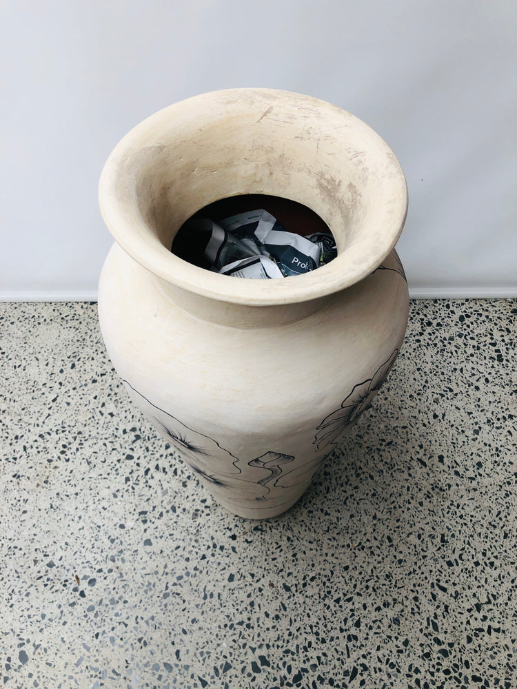 
                  
                    Large Floor Standing Cream Vase (21514)
                  
                