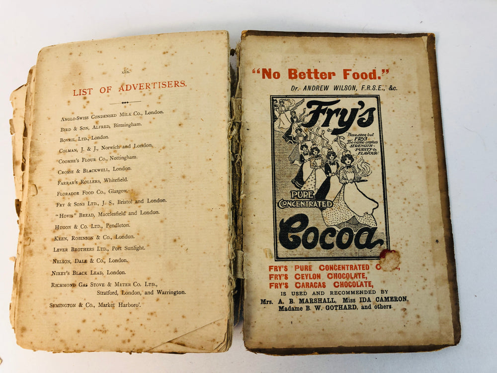 
                  
                    RARE! 1903 "Cookery Recipes" (18127)
                  
                