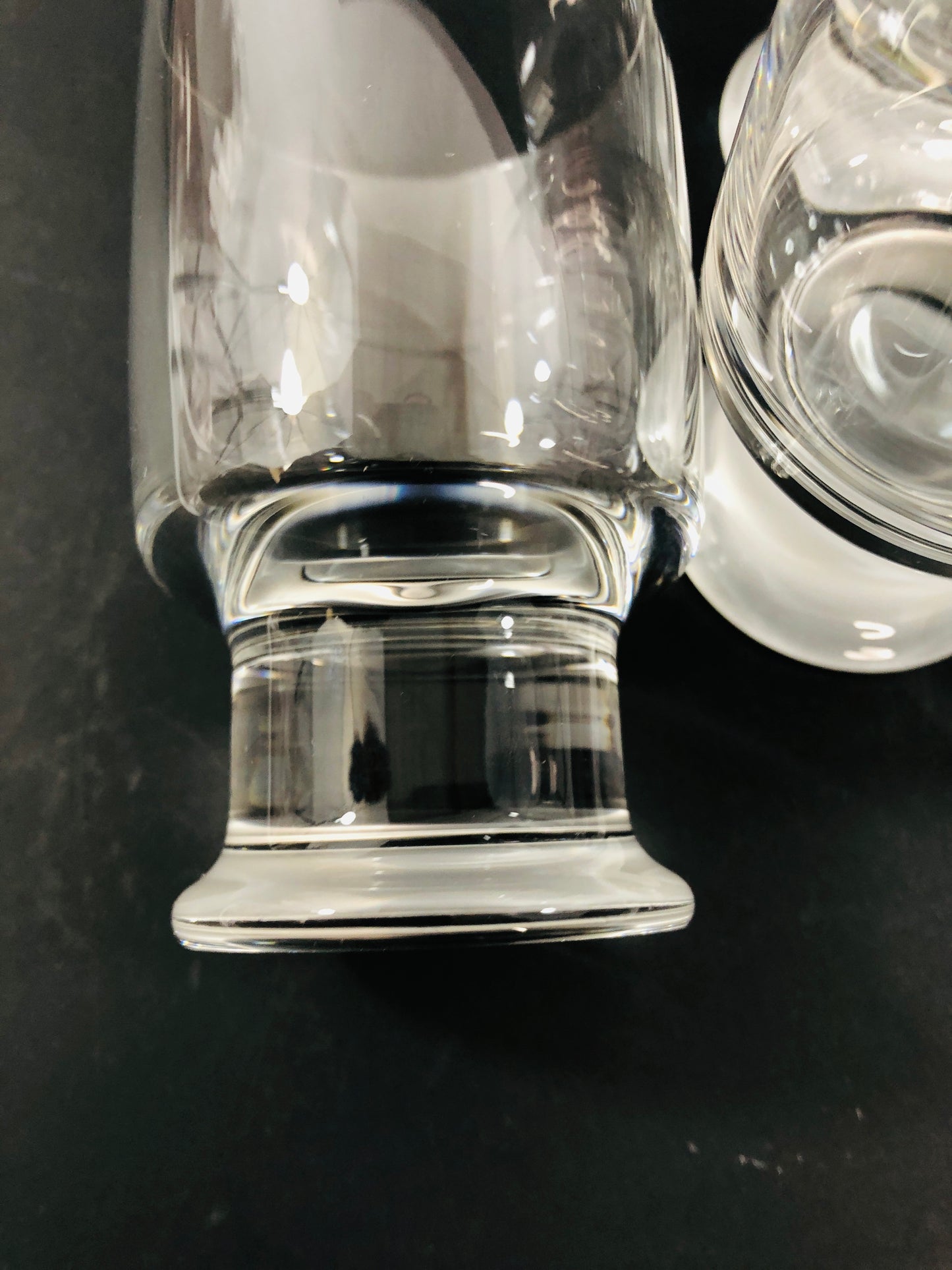 
                  
                    Vintage Crystal Drinking Glasses -Solid Base (21375)
                  
                