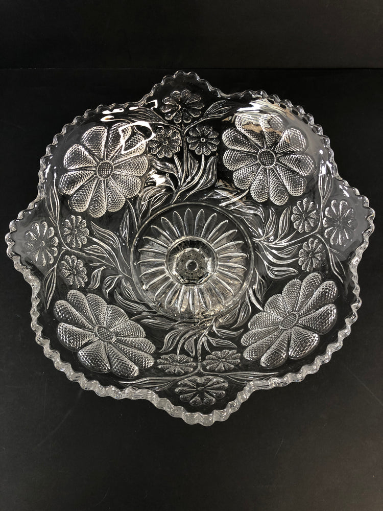 
                  
                    Large Heavy Glass Pedestal Fruit Bowl/Dessert Dish(21382)
                  
                