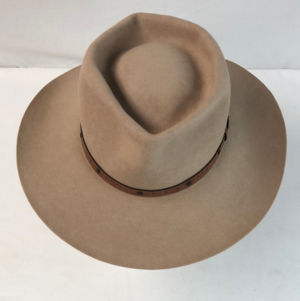 
                  
                    Akubra Mens Beige Felt Hat - Australia - Size 57 (17113)
                  
                
