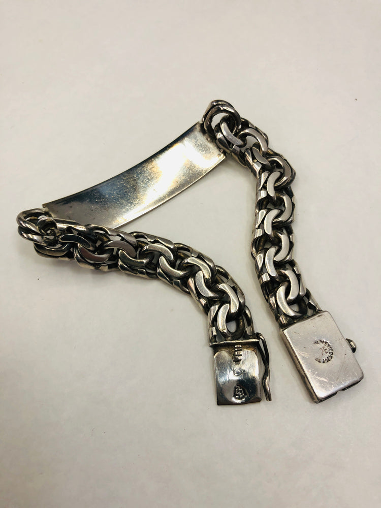 
                  
                    Heavy Silver Bracelet - Mens (20728)
                  
                