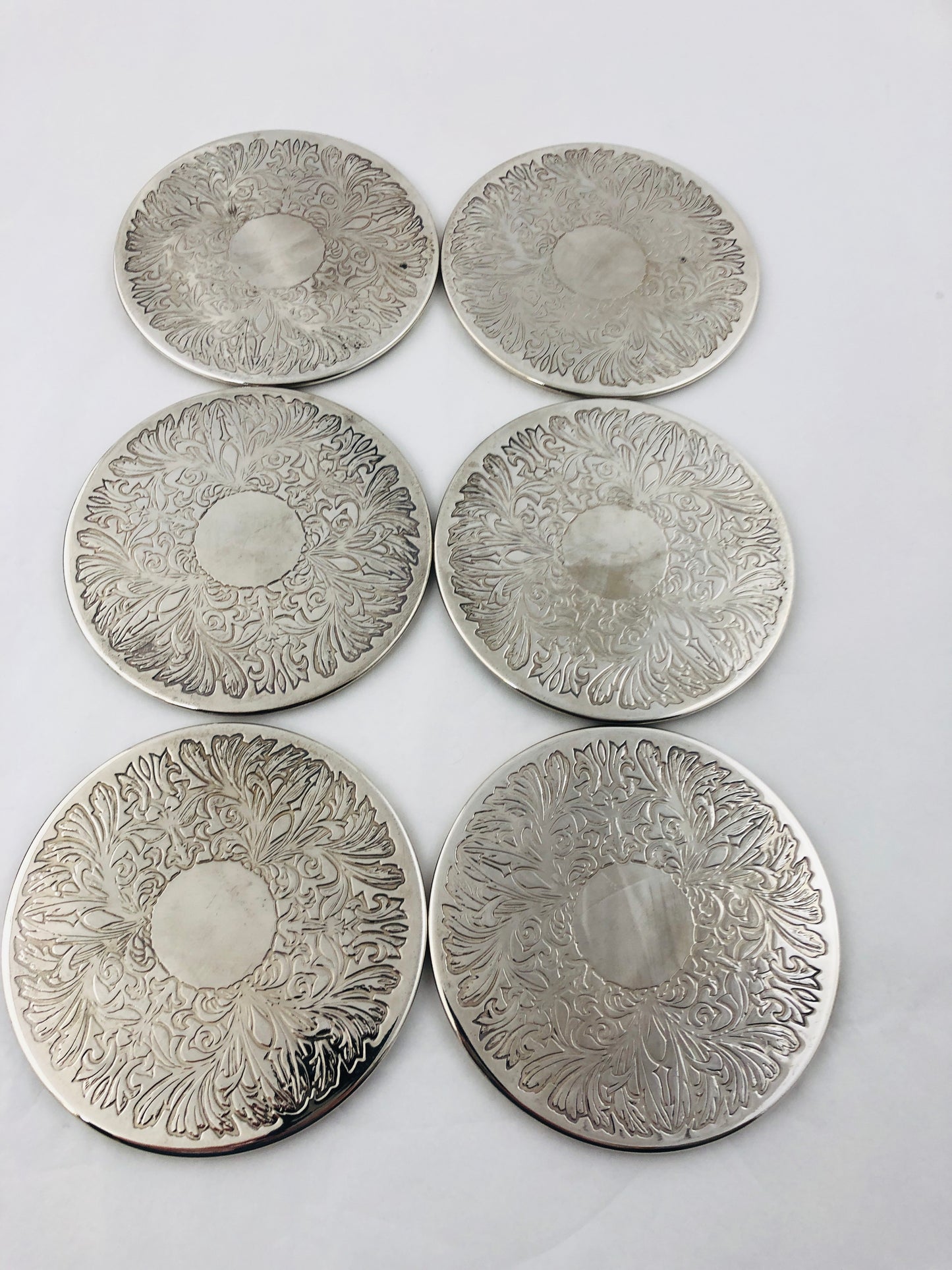 
                  
                    Boxed Silver Plated 6 Piece Coaster Set (21265)
                  
                