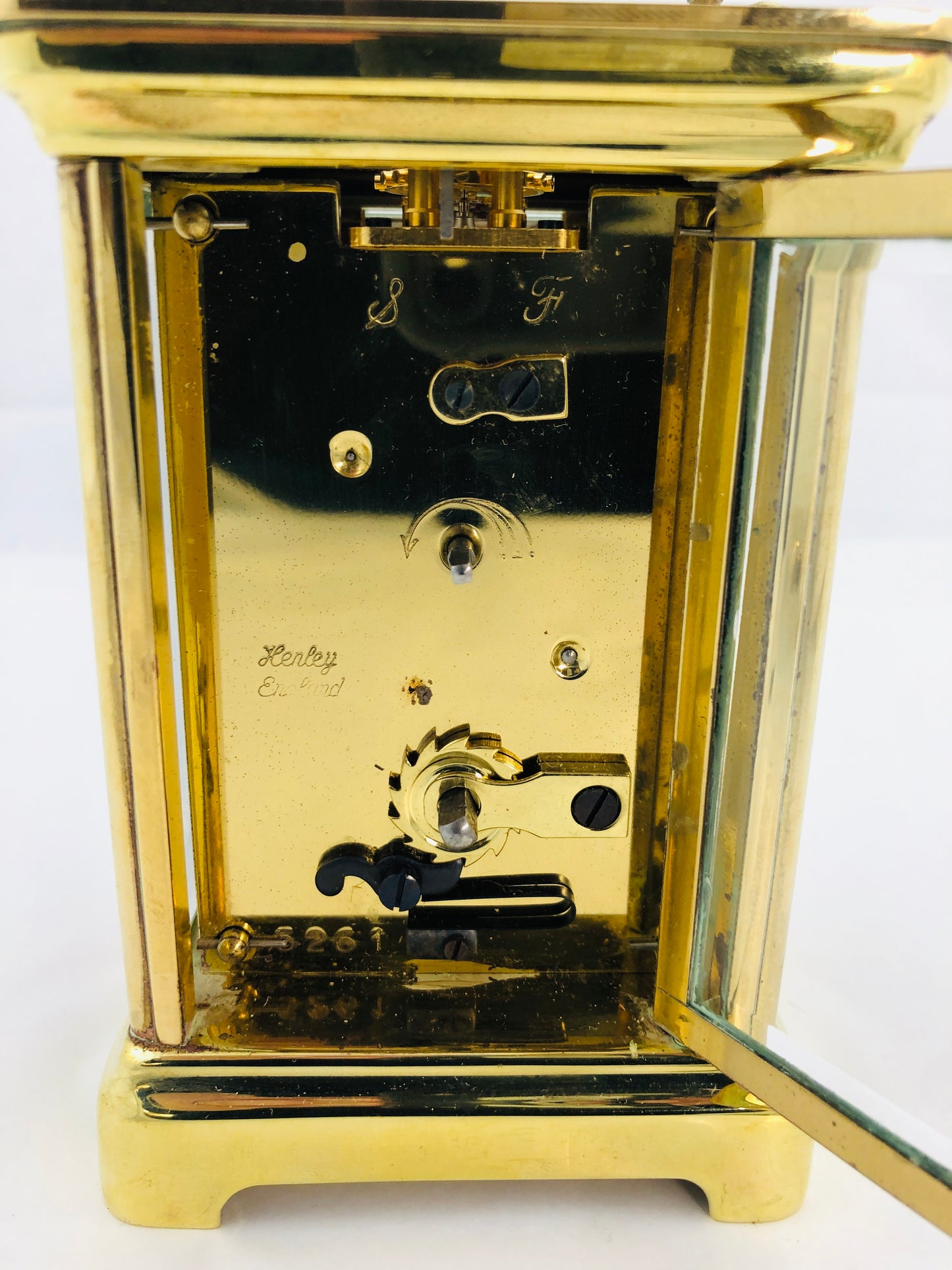 
                  
                    Vintage Henley Carriage Clock - Solid Brass (21672)
                  
                