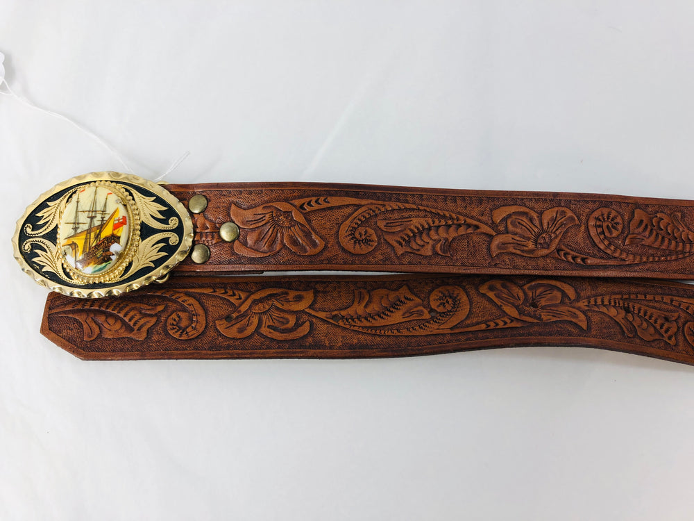 
                  
                    Womans Leather Belt - Anchor Buckle (21686)
                  
                