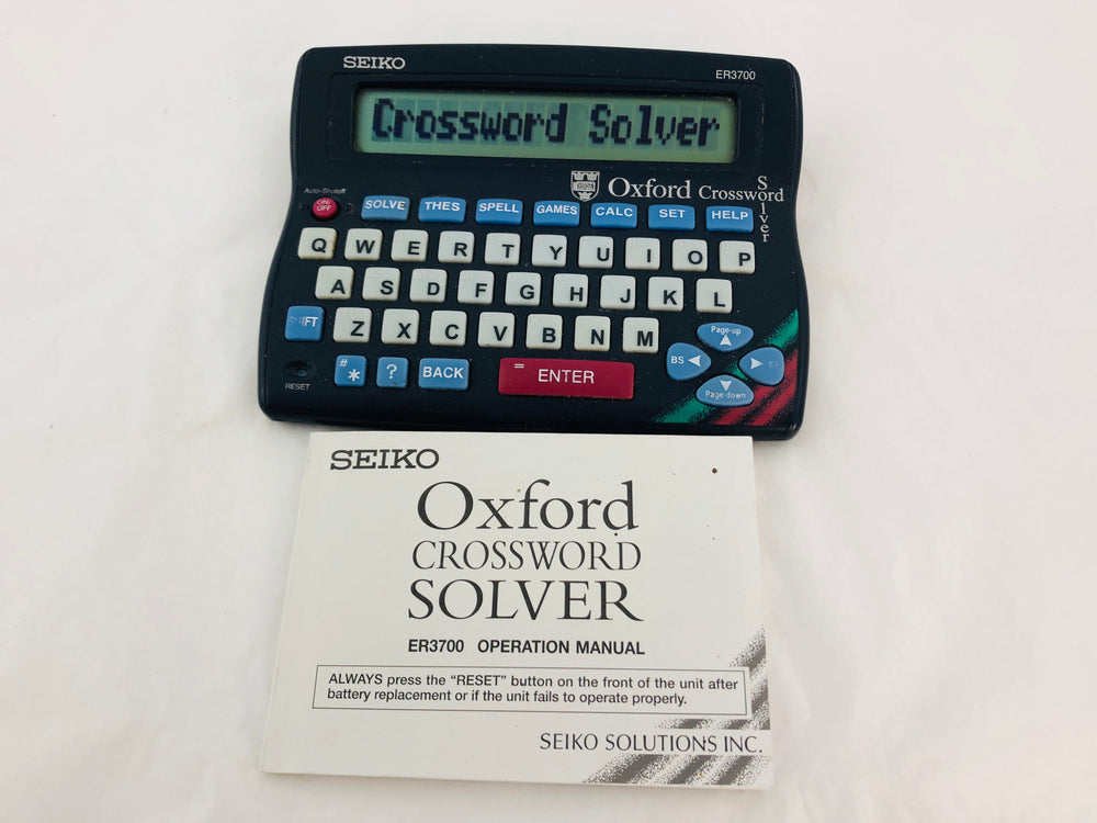 Seiko - Oxford Crossword Solver ER700 (21621)