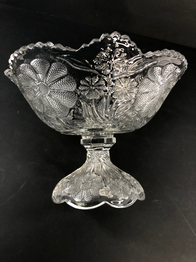 
                  
                    Large Heavy Glass Pedestal Fruit Bowl/Dessert Dish(21382)
                  
                