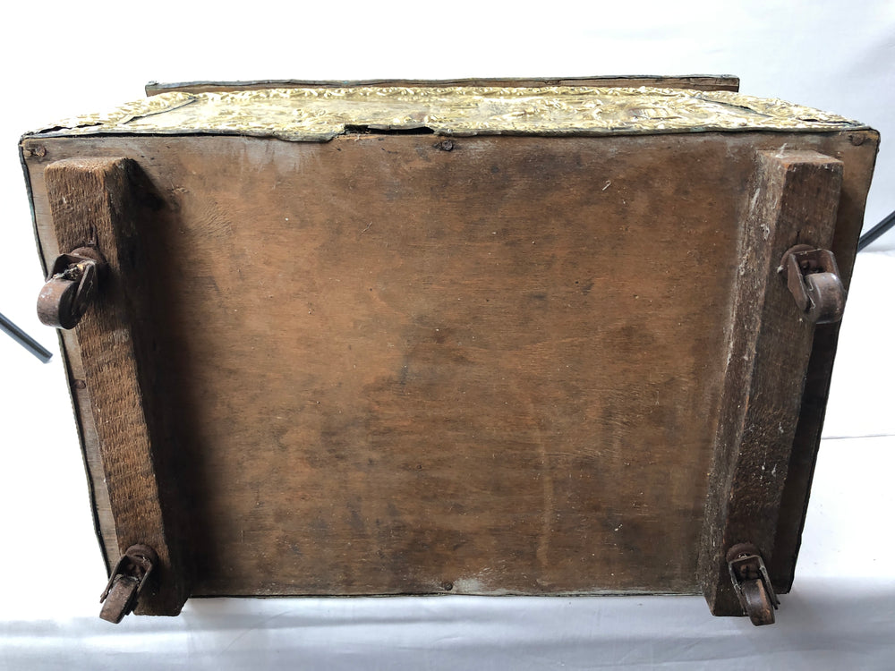 
                  
                    Antique Brass Repousse Coal Box (20219)
                  
                