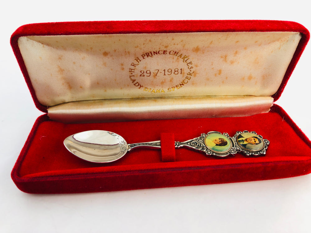 Commemorative Wedding Spoon - Marriage of Charles and Diana 1981 (21322)