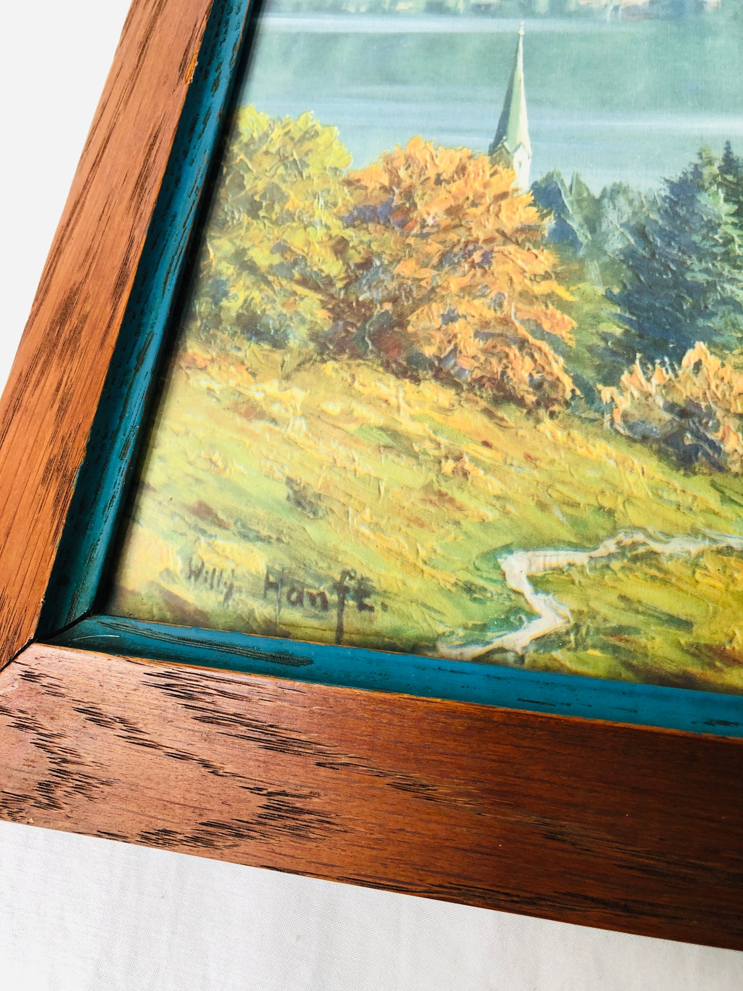 
                  
                    Willy Hanft Framed Print  "Lake Scene" (20636)
                  
                