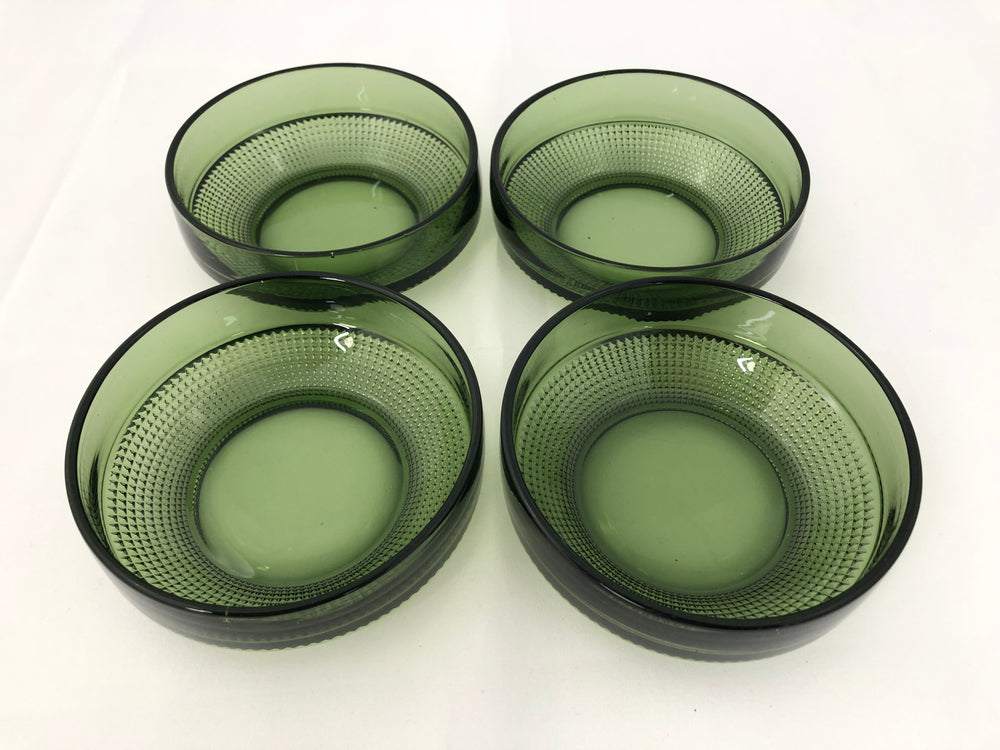 Retro KJell Blomberg Olive Glass Bowls (20108)