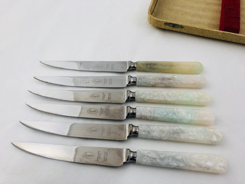 
                  
                    Boxed Premier Pearl Handled Steak Knives (21256)
                  
                