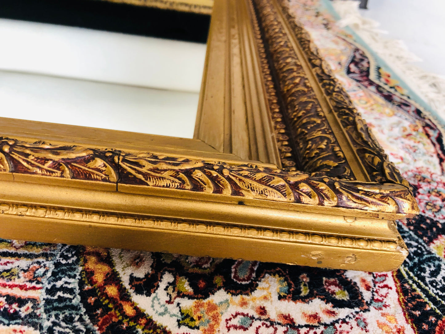 
                  
                    Large Gold Frame Mirror (21479)
                  
                