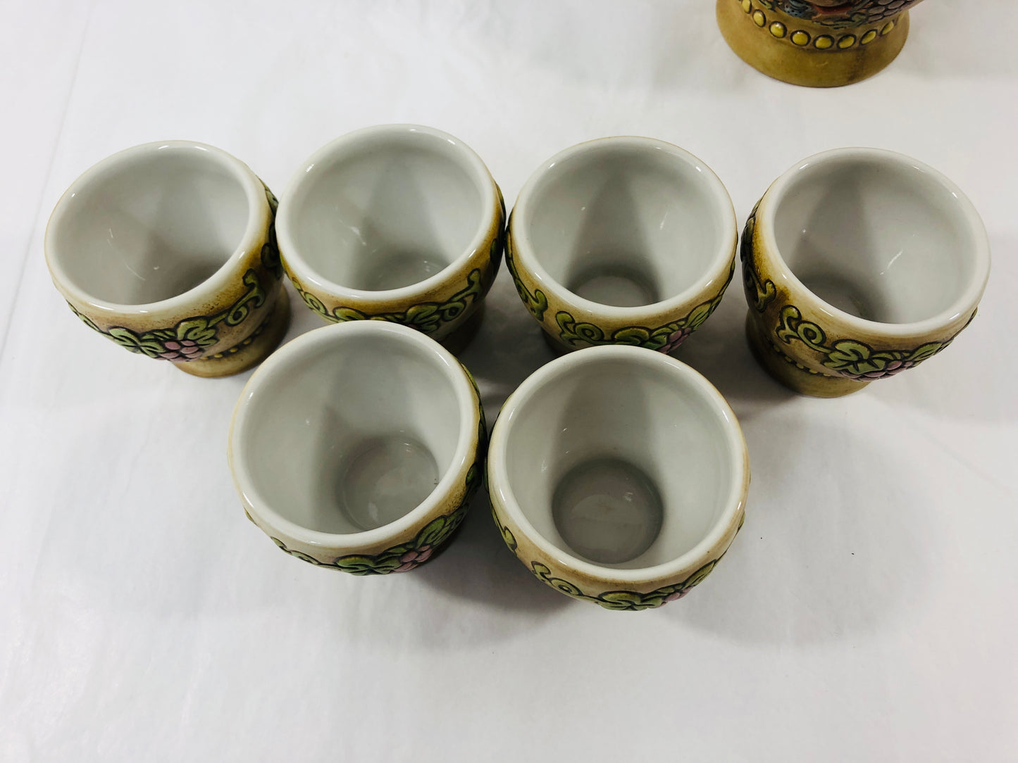 
                  
                    Vintage 1976 Ceramarte Brazilian Wine Set - Pitcher and Cups (20677)
                  
                