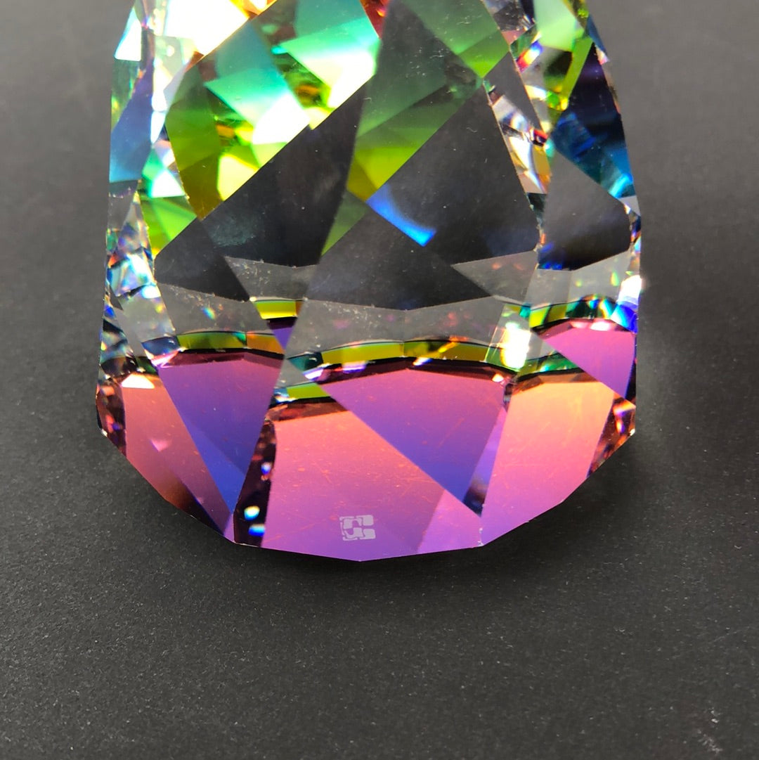 
                  
                    Vintage Swarovski Crystal Cone Paperweight (16770)
                  
                