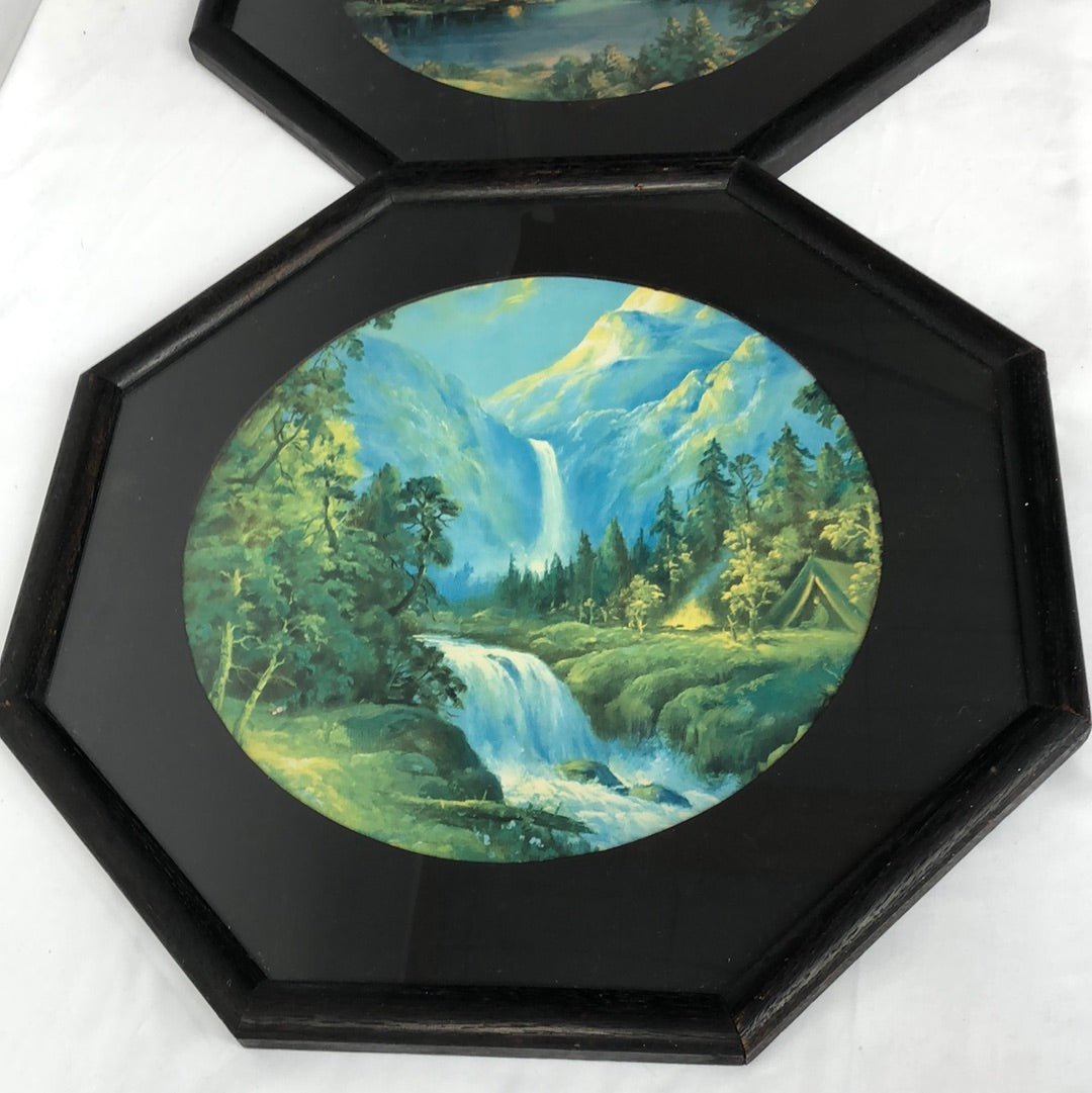 
                  
                    Vintage Octagonal Framed Mountain Scenes (16752)
                  
                