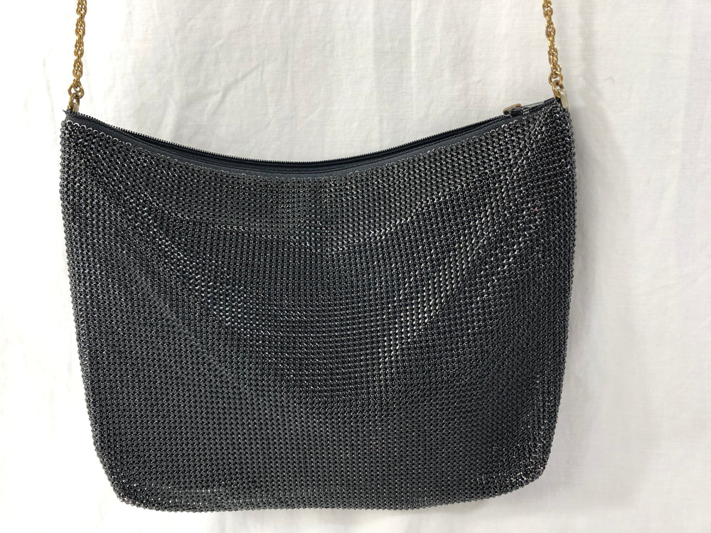 
                  
                    Vintage Black Mesh Evening Bag (21439)
                  
                
