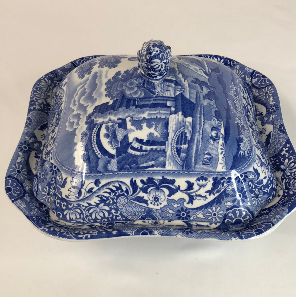 
                  
                    Copeland Spode's - Blue 'Italian' Pattern' Vegetable Tureen with Lid (17257)
                  
                