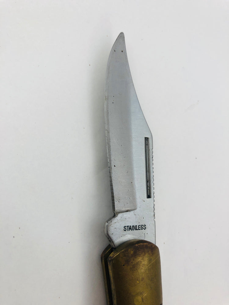 
                  
                    Vintage Locking Pocket Knife - Stainless  (21638)
                  
                
