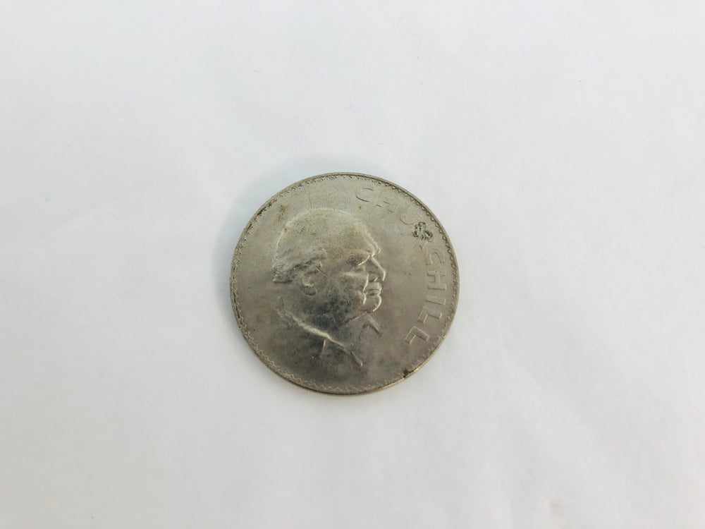 Winston Churchill 1965 Commemorative Crown Coin (21709)
