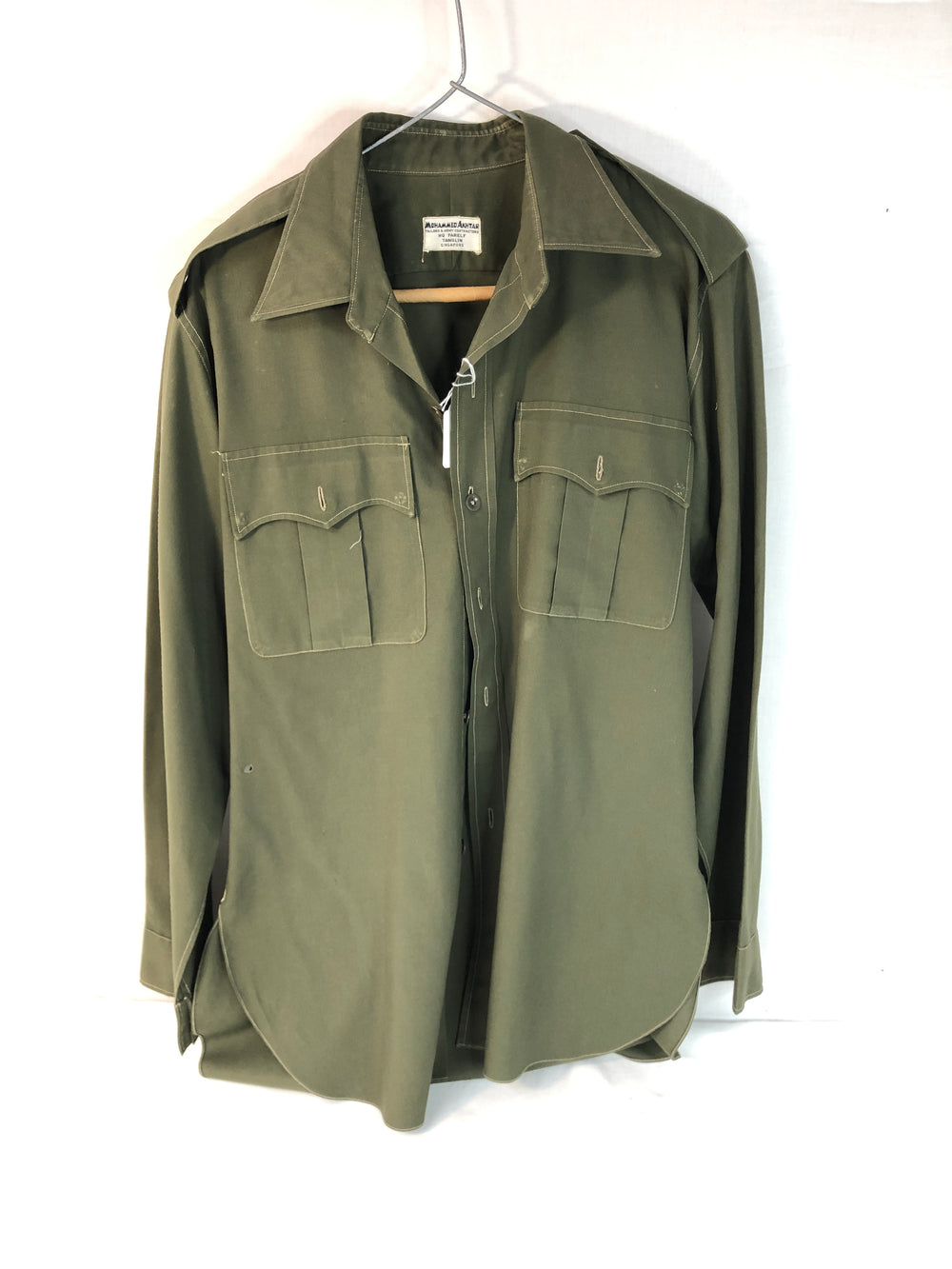 Vintage Men's Khaki Army Shirt (18017)