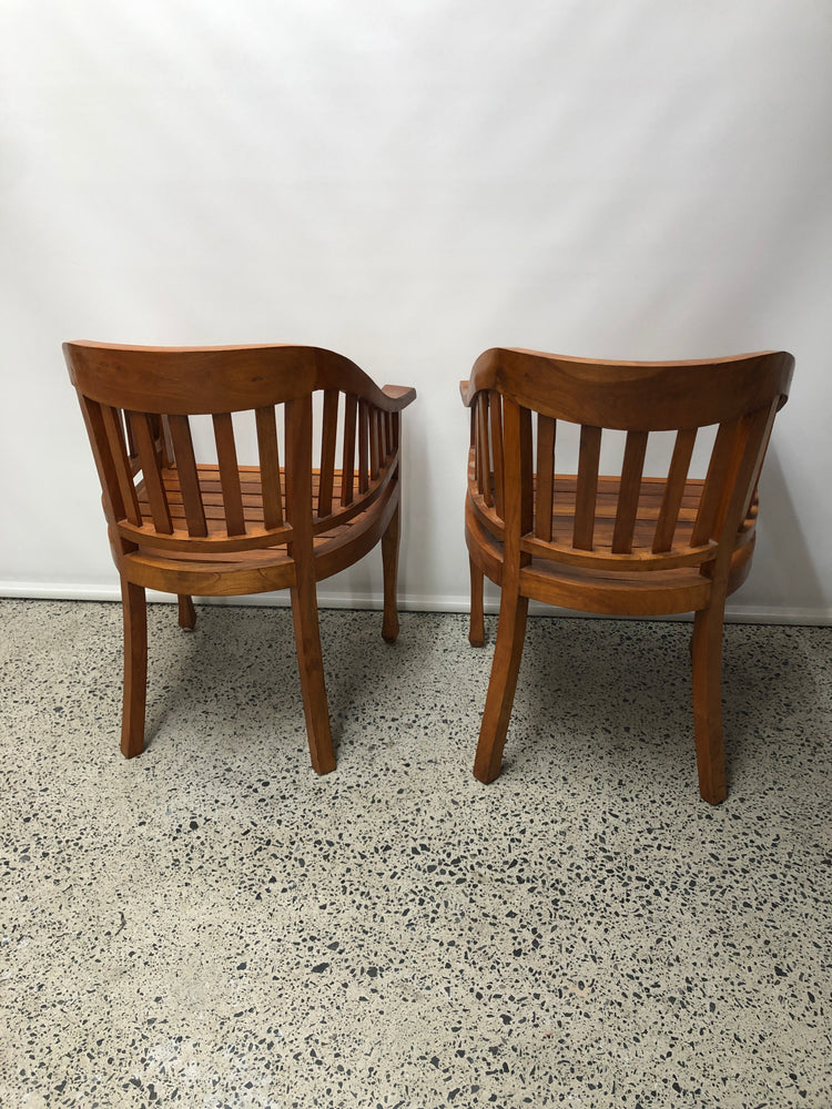 
                  
                    Teak - Captains Chairs x 2 (20080)
                  
                