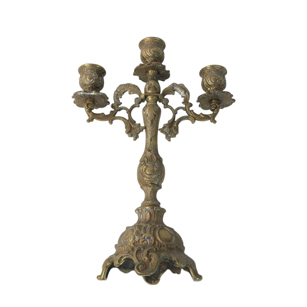 
                  
                    Antique Solid Brass Candlestick Holder (17382)
                  
                