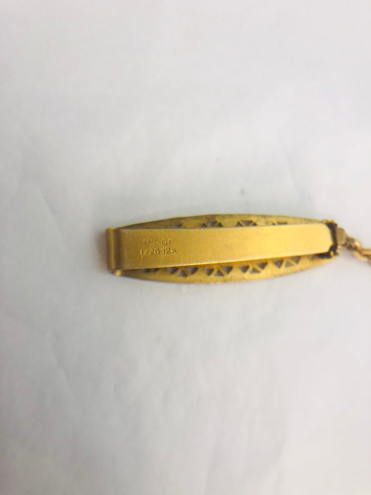 
                  
                    Vintage 12k Gold Filled Clip with Chain (21597)
                  
                