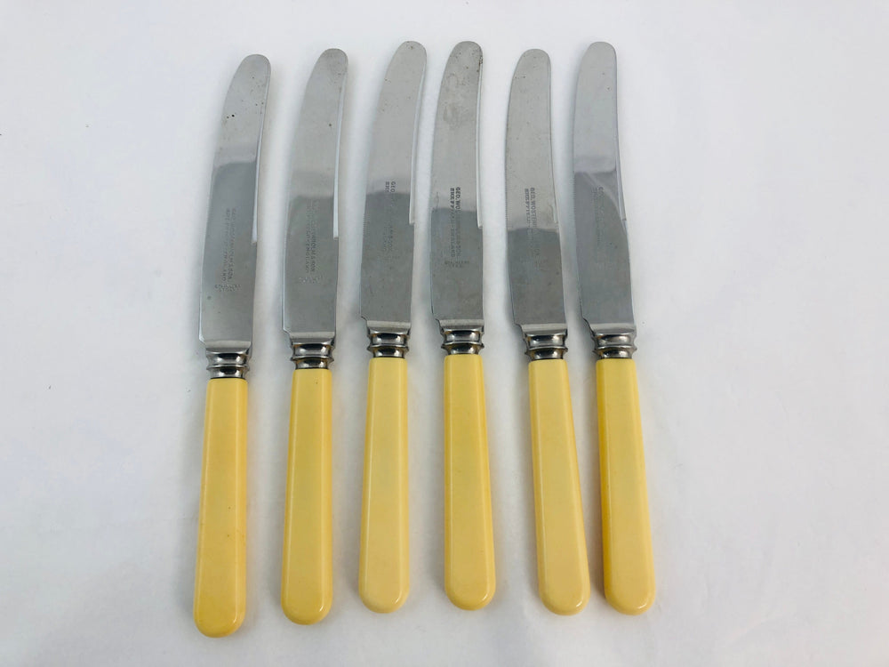 Geo Wostenholm & Son - Entree Bone Handle Knives - Sheffield (21310)