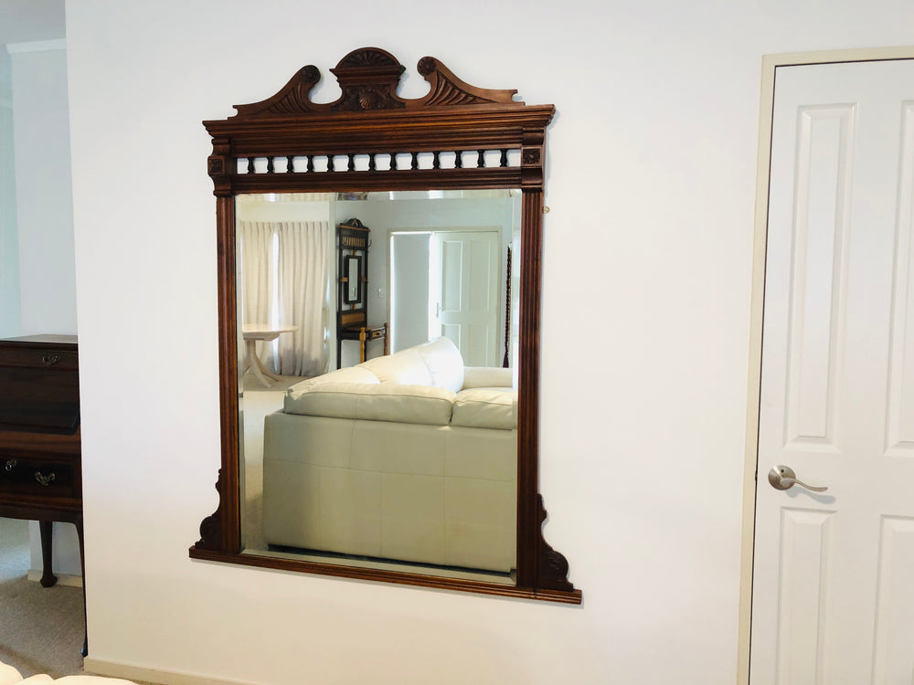 Large Ornate Wall Hung Mirror (21797)