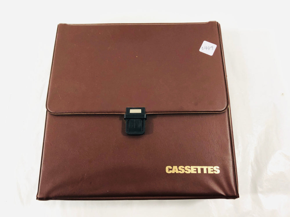 Vintage Portable Cassette Case (21449)