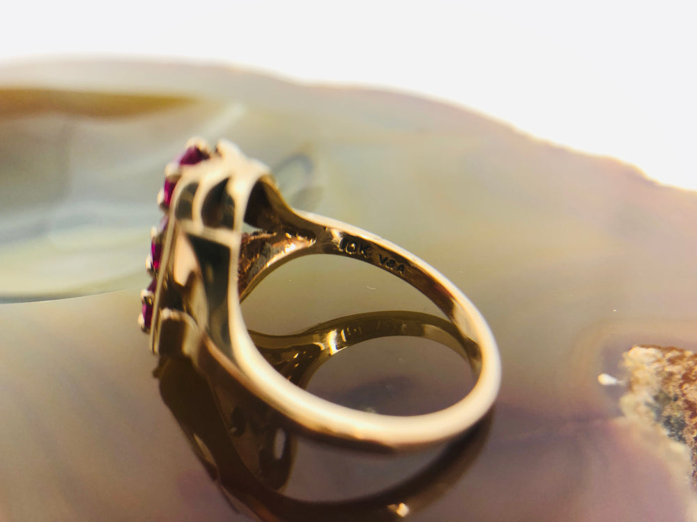 
                  
                    10K Gold Pink Ruby Gemstone Ring  - A&V (21589)
                  
                