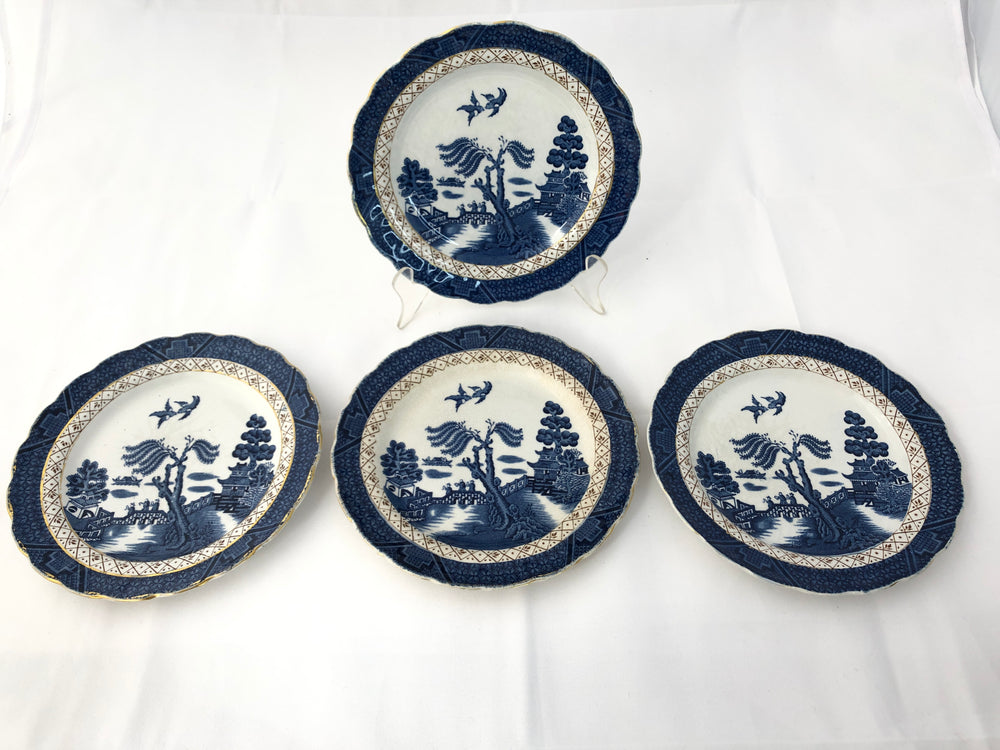 Booths -Real Old Willow Side Plates  x 4 (20257)