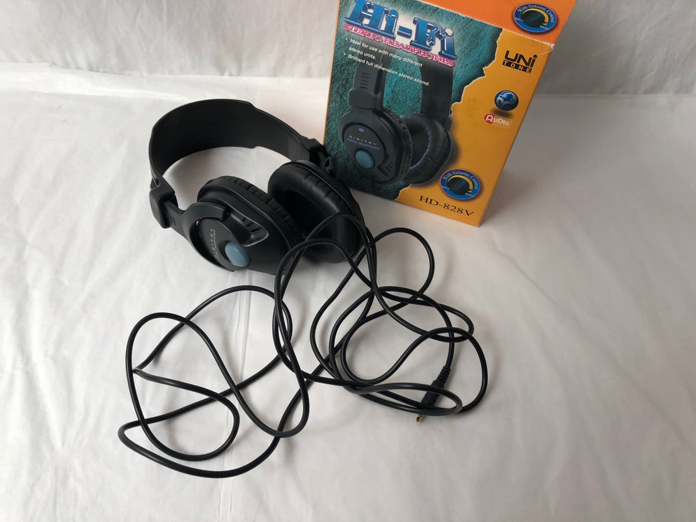 Uni Tone Stereo Headphones Model-828V (21433)