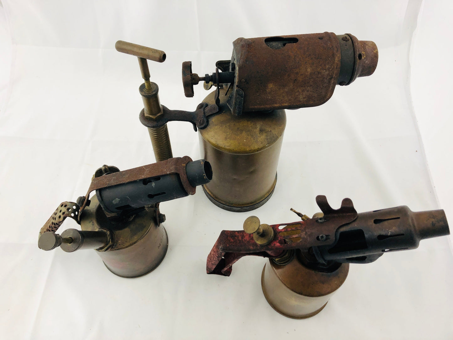 
                  
                    Antique Brass Kerosene  Blow Torches x 3 (21051)
                  
                