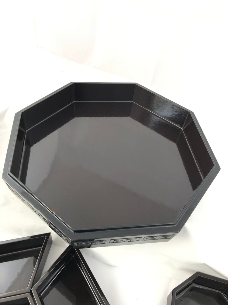 
                  
                    Black Lacquer & Mother of Pearl Jewellery Box (18615)
                  
                