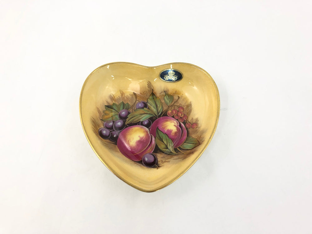 Aynsley - Orchard Gold Heart Trinket Dish (19321)