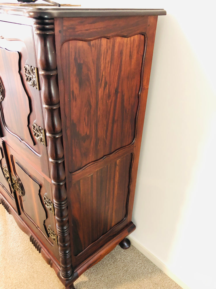 
                  
                    Stunning  Black Teak or Black Stinkwood  4 Door Cabinet (21796)
                  
                