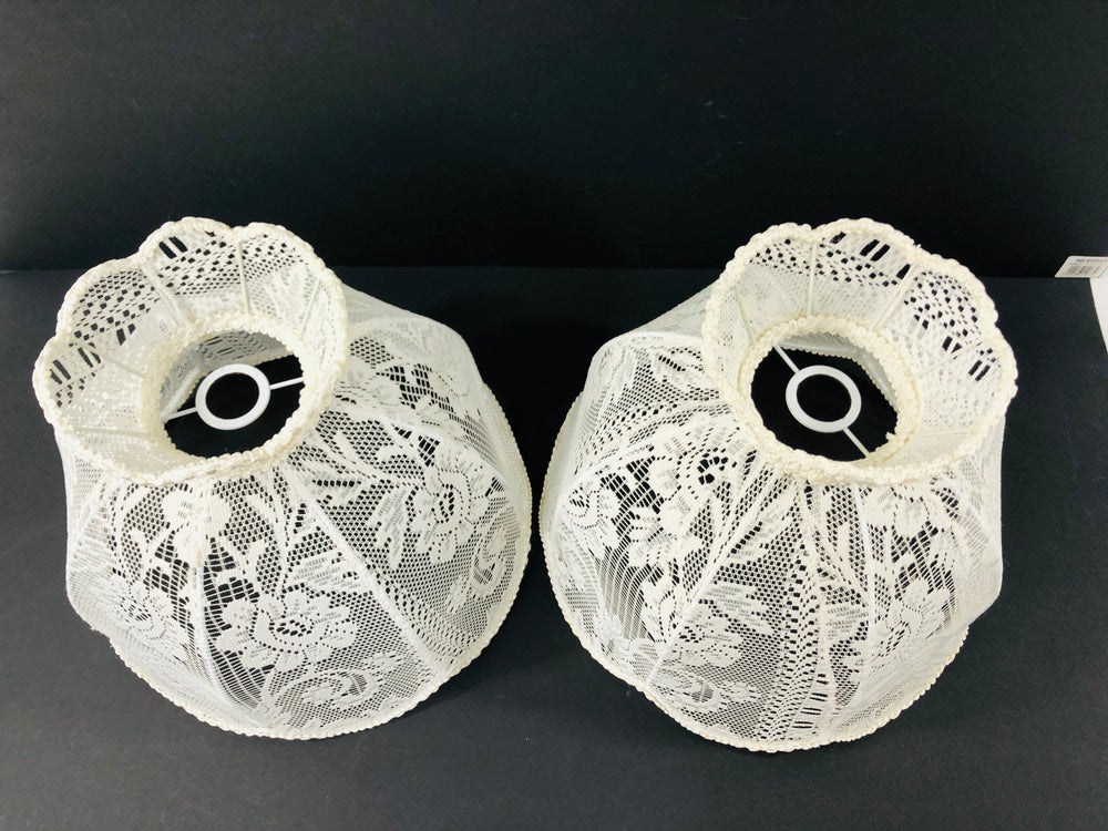 
                  
                    Lace Lamp Shades x 2 (20552)
                  
                