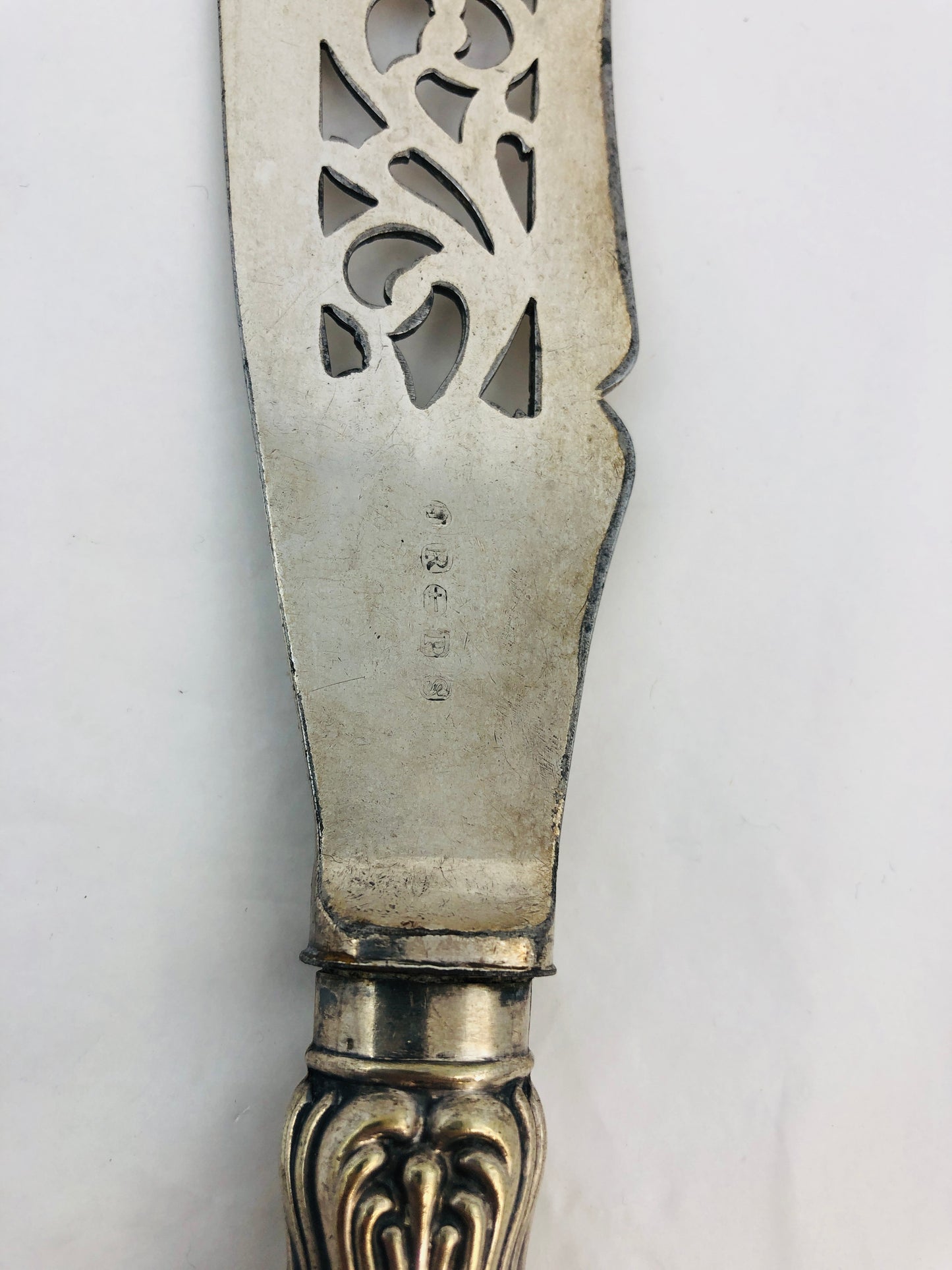 
                  
                    Large J R + P S  Silver Plate Fish Knife (21317)
                  
                