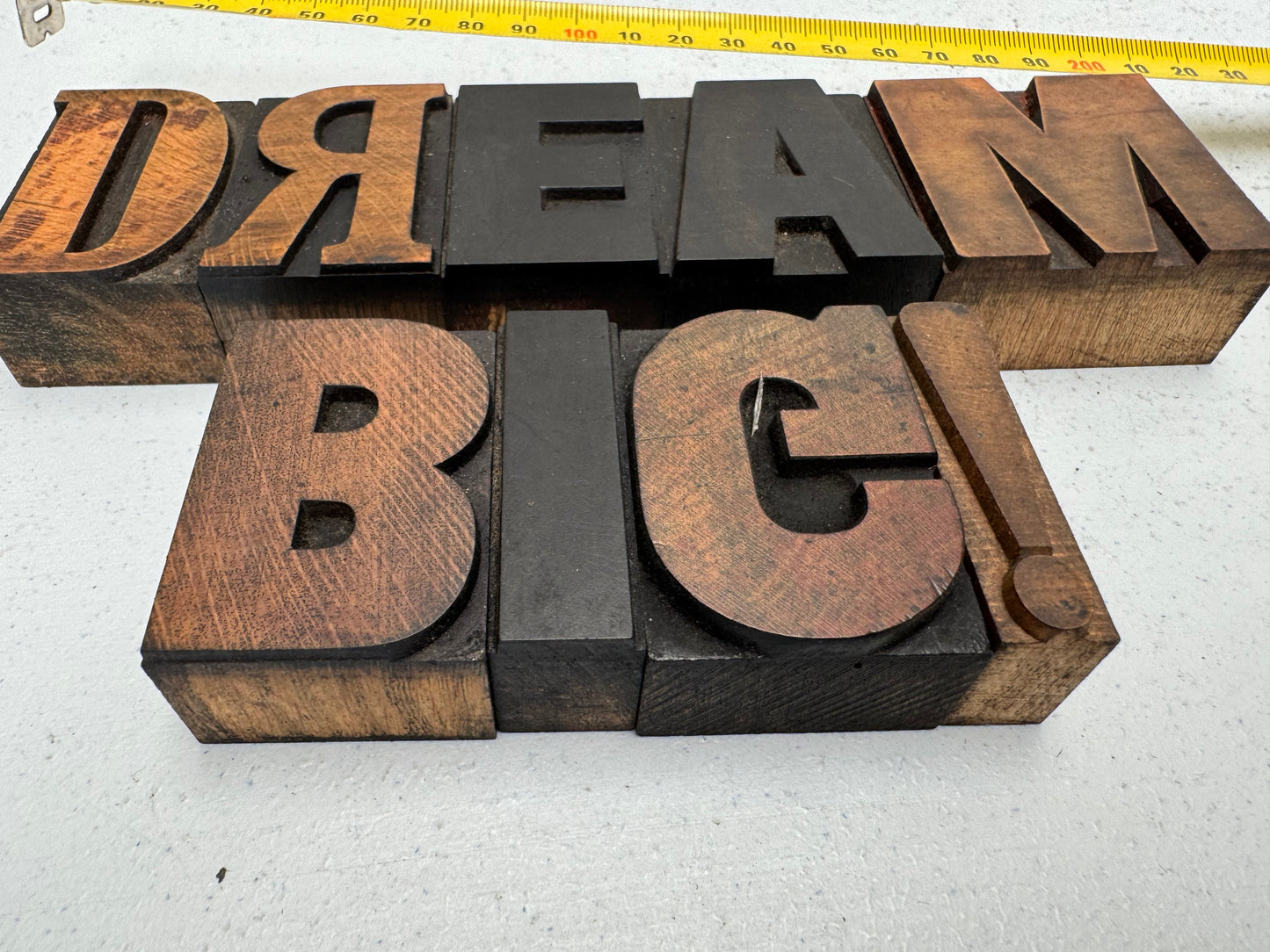 
                  
                    Letterpress Art - "Dream Big" (23016)
                  
                