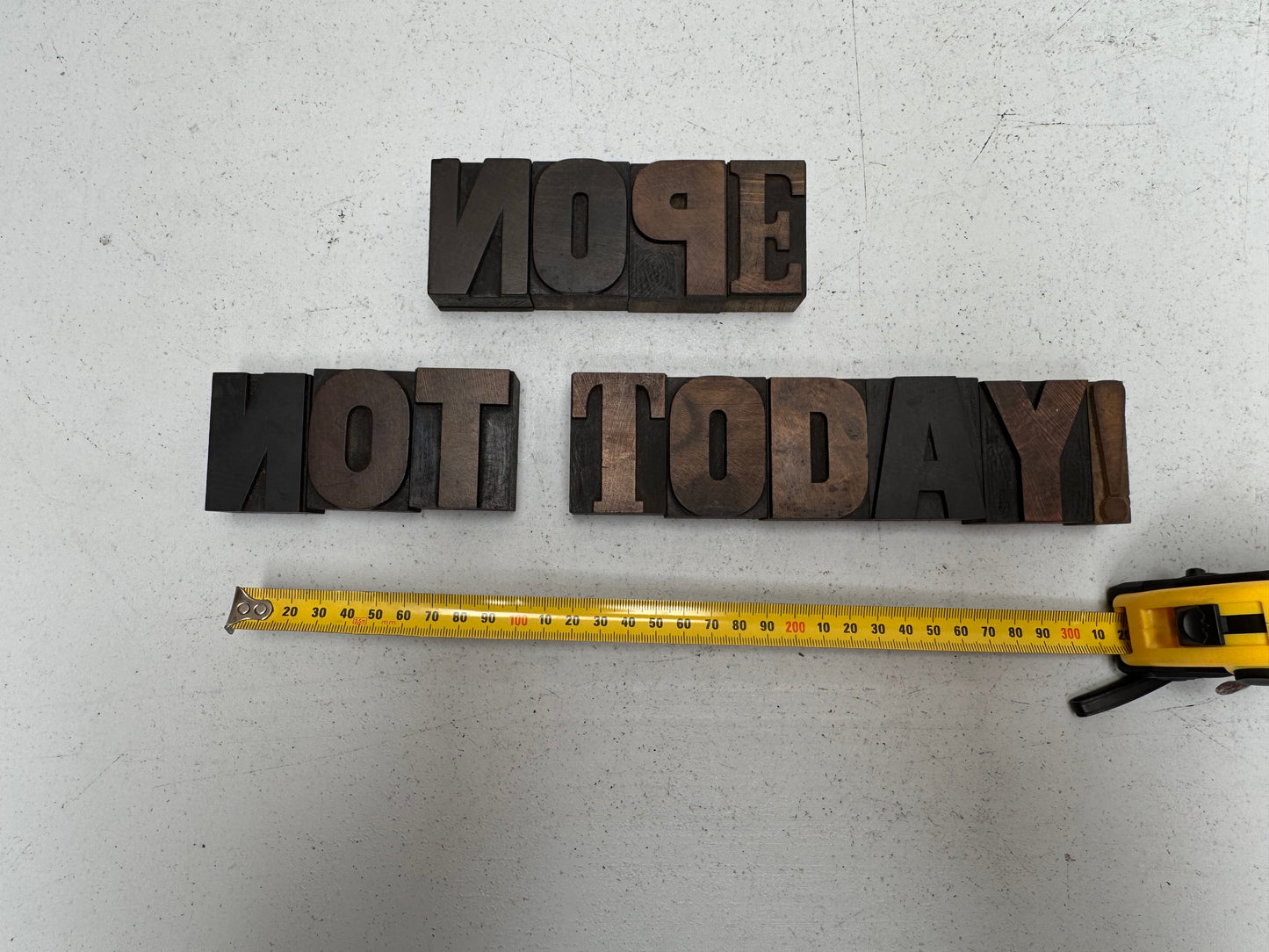 
                  
                    Letterpress Art - "Nope - Not Today" (23018)
                  
                