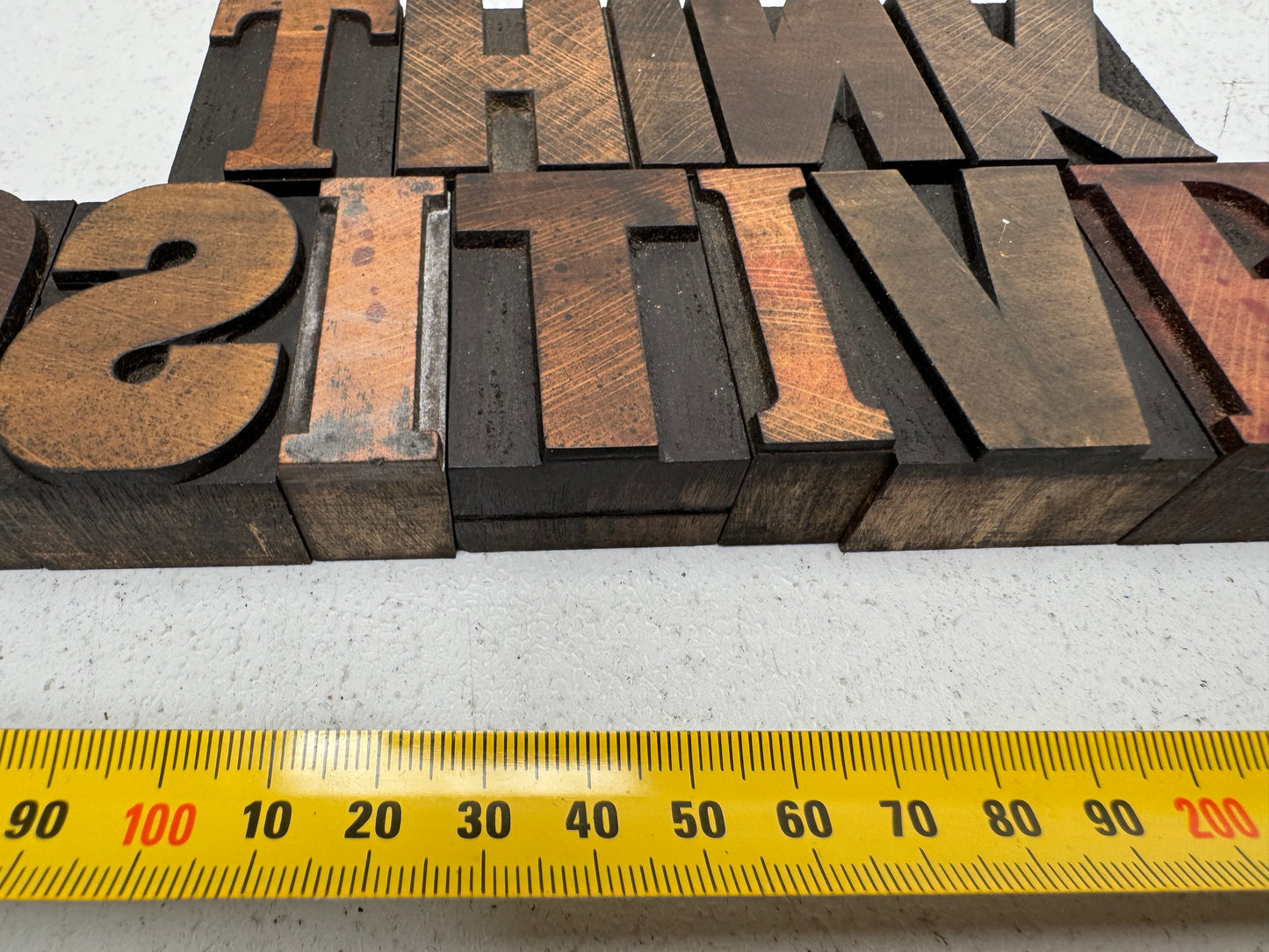 
                  
                    Letterpress Art - "Think Positively" (23019)
                  
                