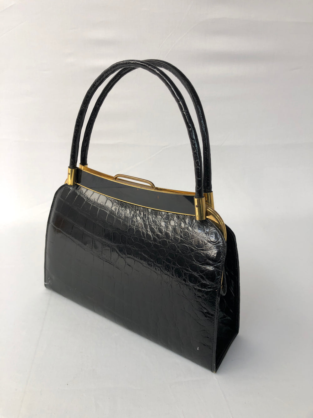 Vintage - Genuine Crocodile Handbag (15127)