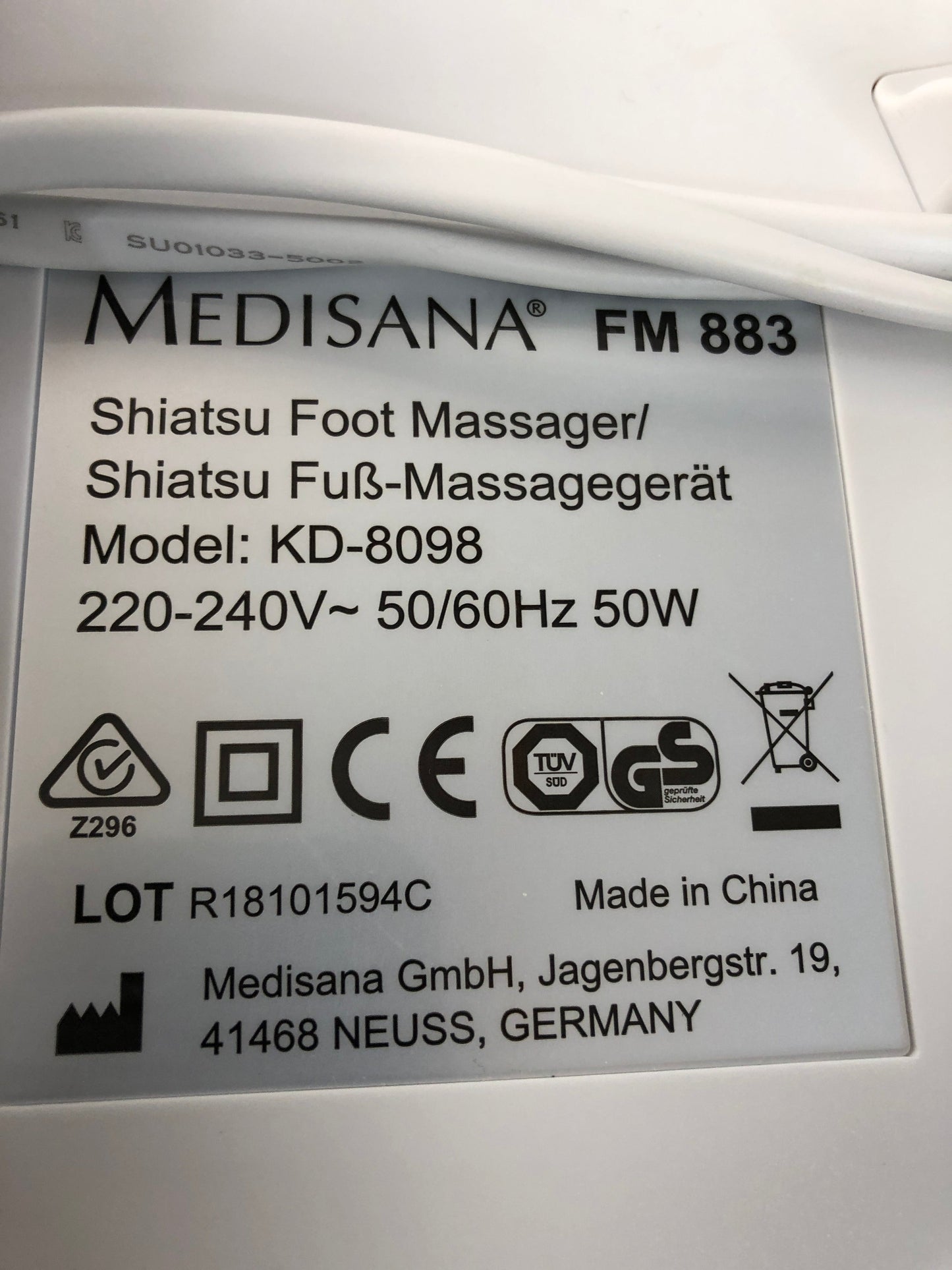 
                  
                    Shiatsu Foot Massager (15166)
                  
                