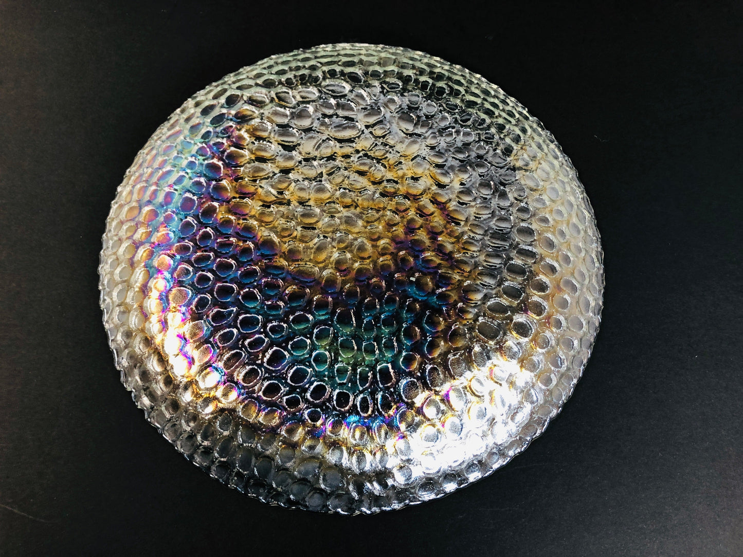 
                  
                    Vintage Iridescent Pitted Plate (15219)
                  
                