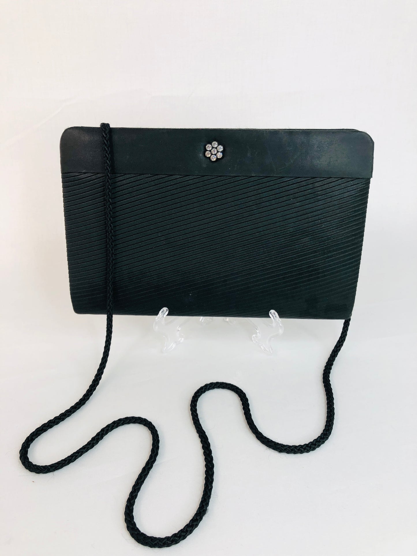 
                  
                    Satin Evening Black Clutch (15258)
                  
                