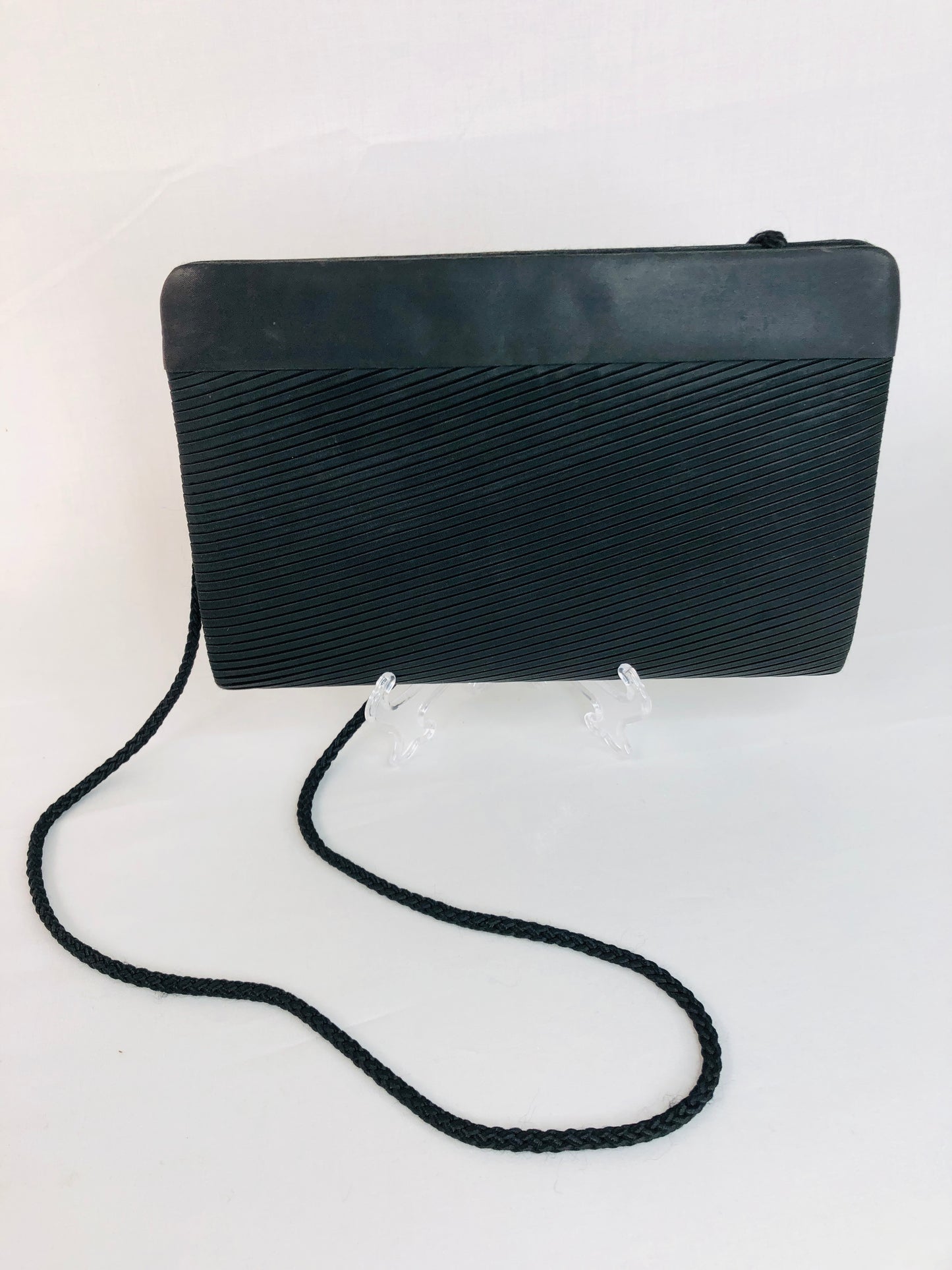 
                  
                    Satin Evening Black Clutch (15258)
                  
                