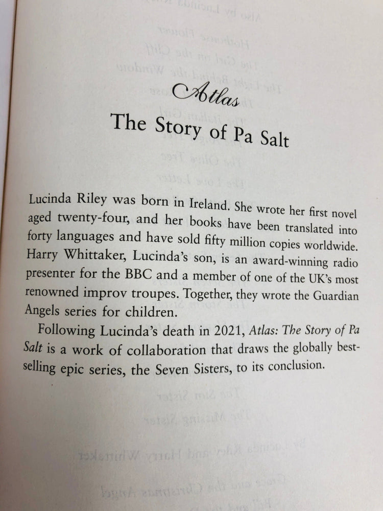 
                  
                    Harry Whittaaker - Atlas The Story Of The Pa Salt (15288)
                  
                